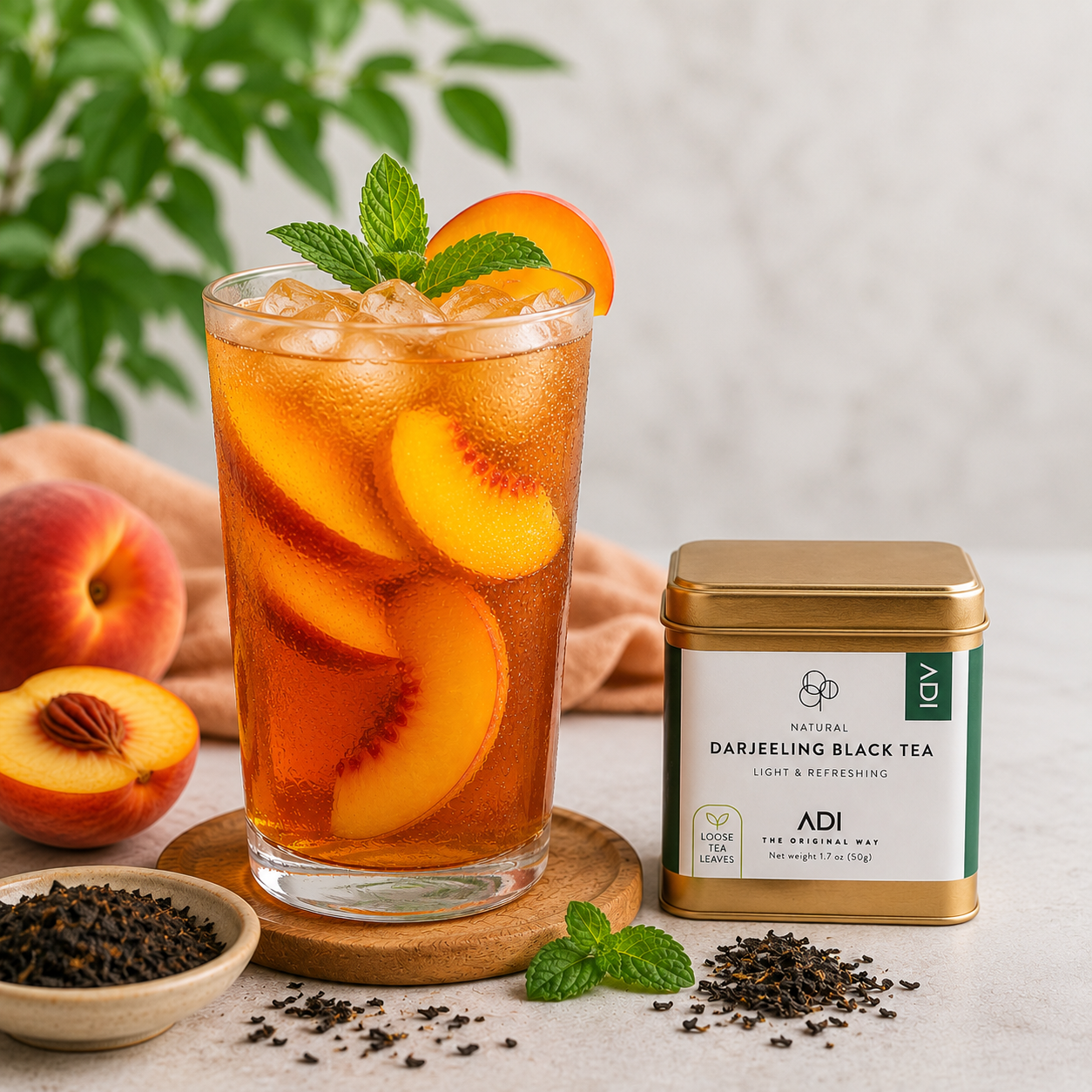 Darjeeling Peach Cooler