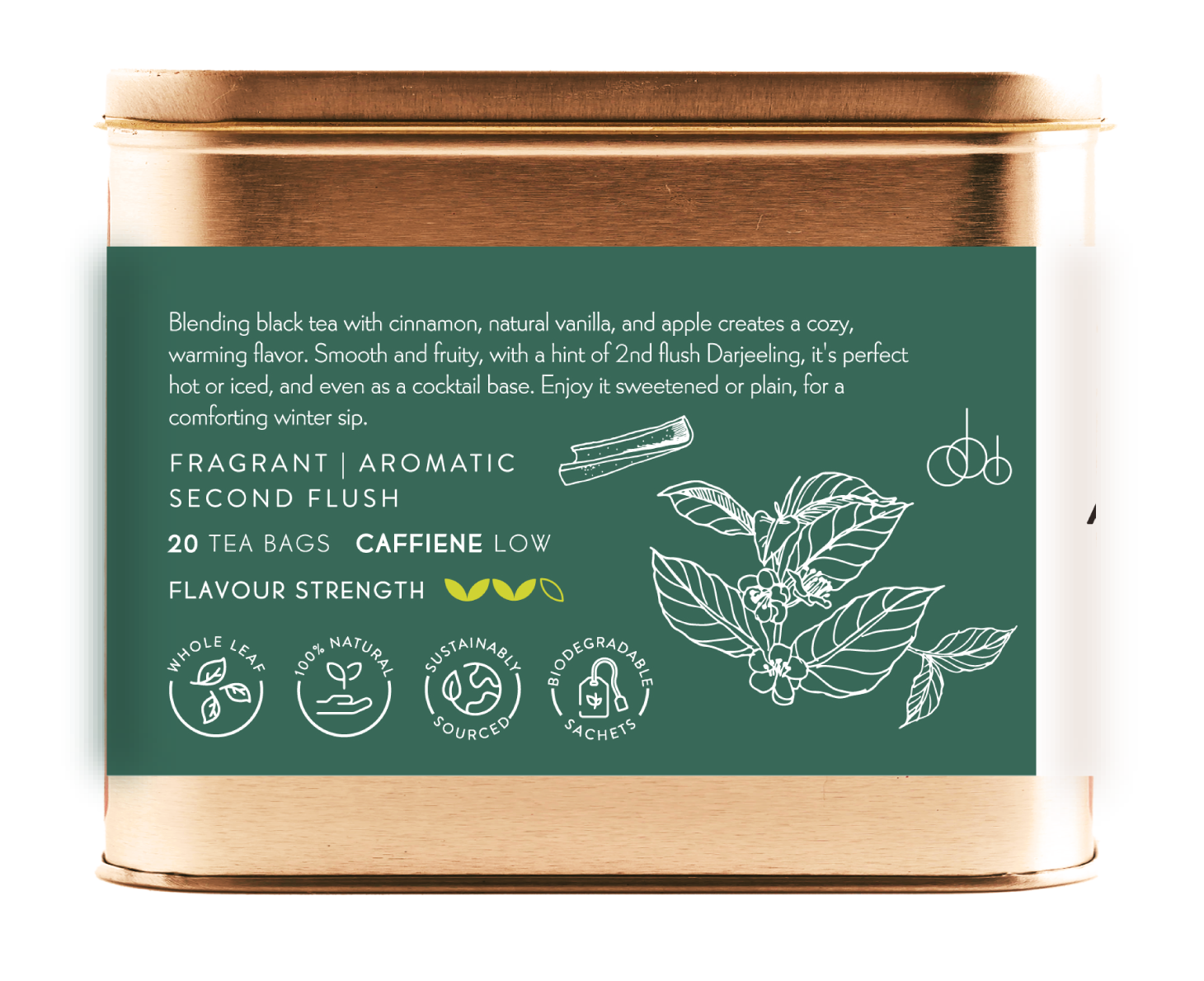 ADI Natural Apple Cinnamon Black Tea