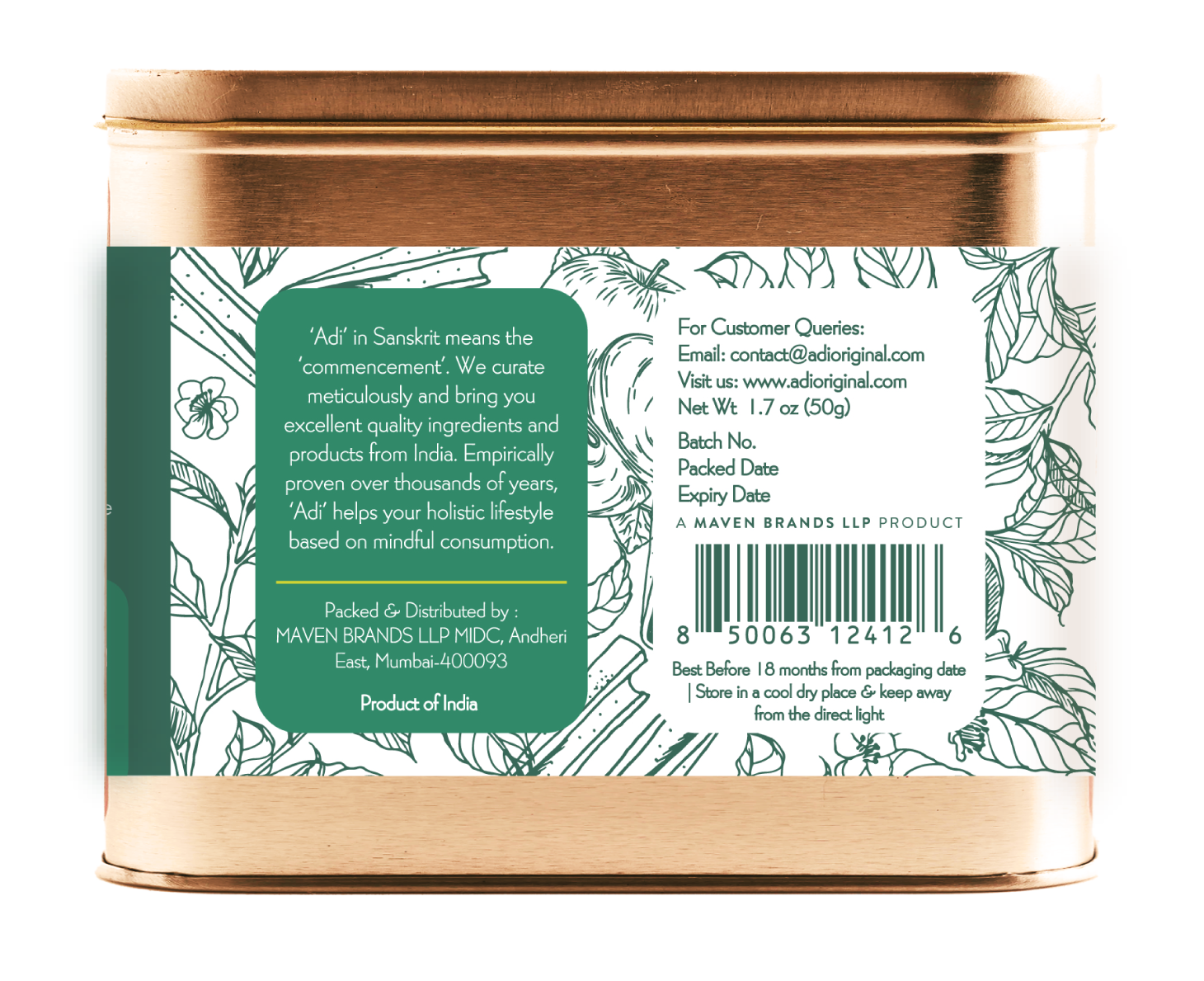 ADI Natural Apple Cinnamon Black Tea