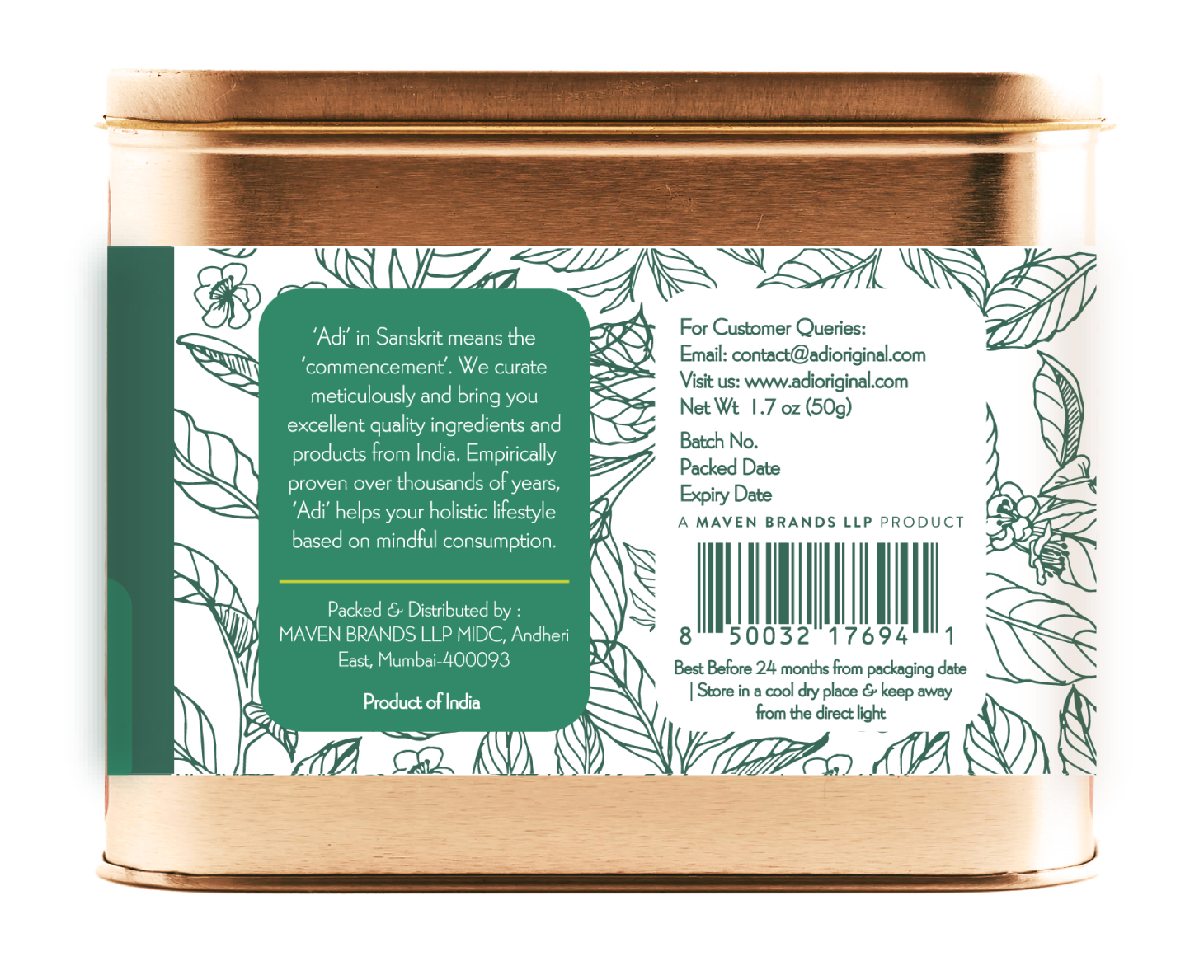 ADI Natural Darjeeling Black Tea