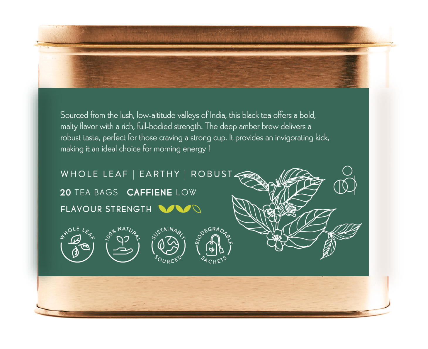 ADI Natural Assam Black Tea