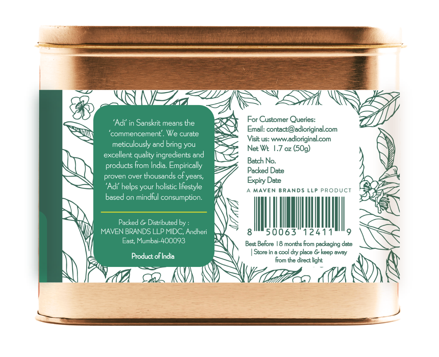 ADI Natural Assam Black Tea