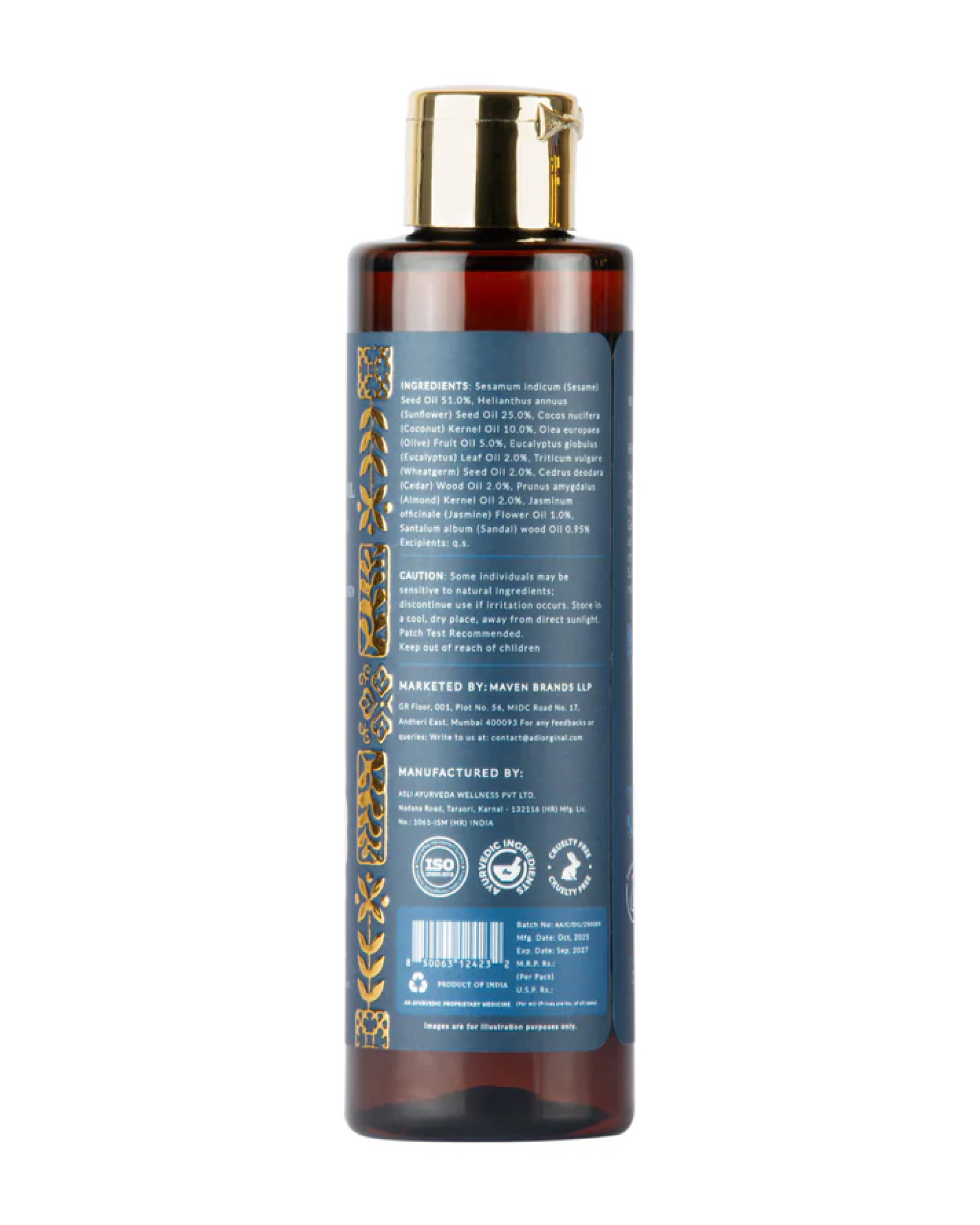 Massage Oil Sandalwood | Luxurious Blend