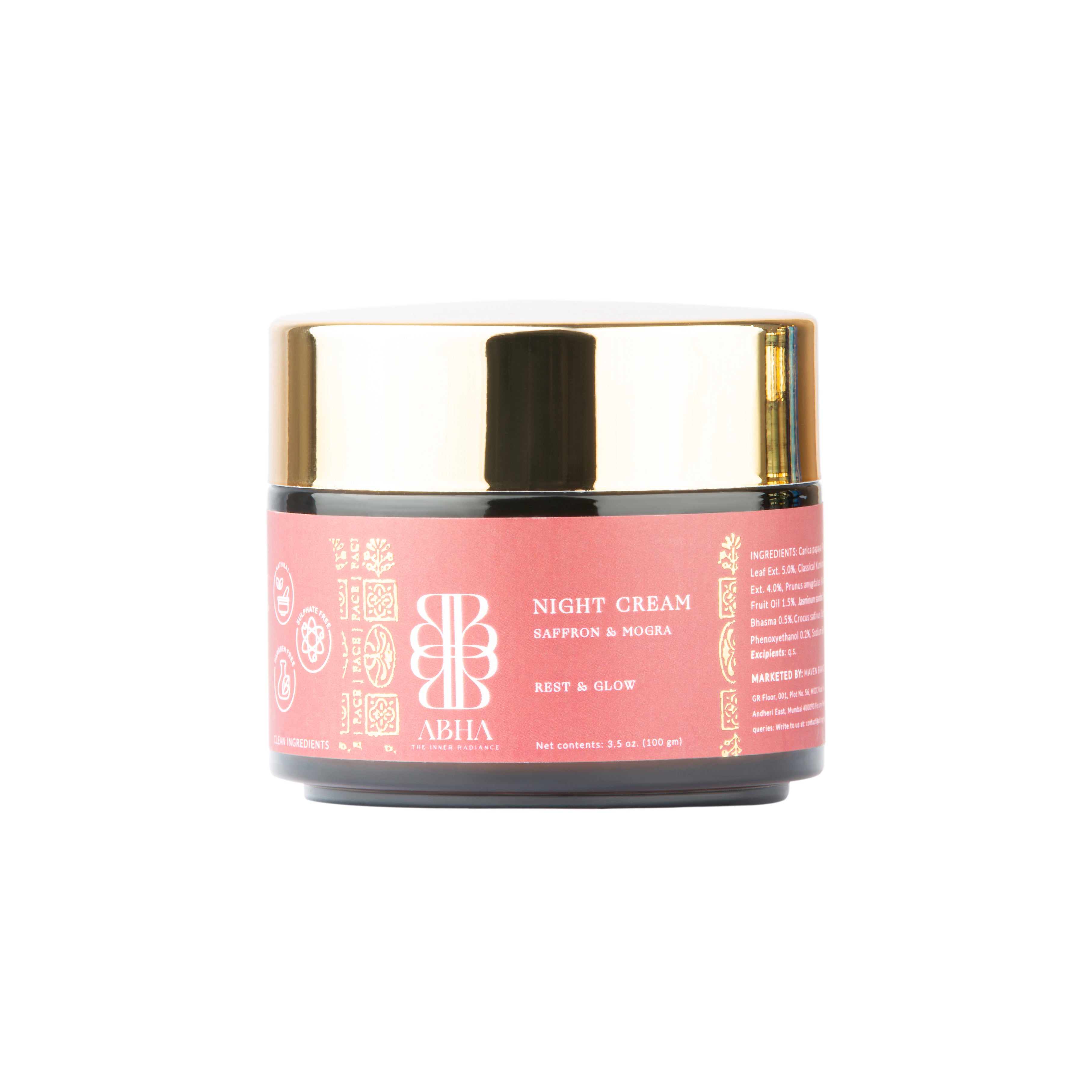 Night Cream Saffron & Mogra | Rest & Glow
