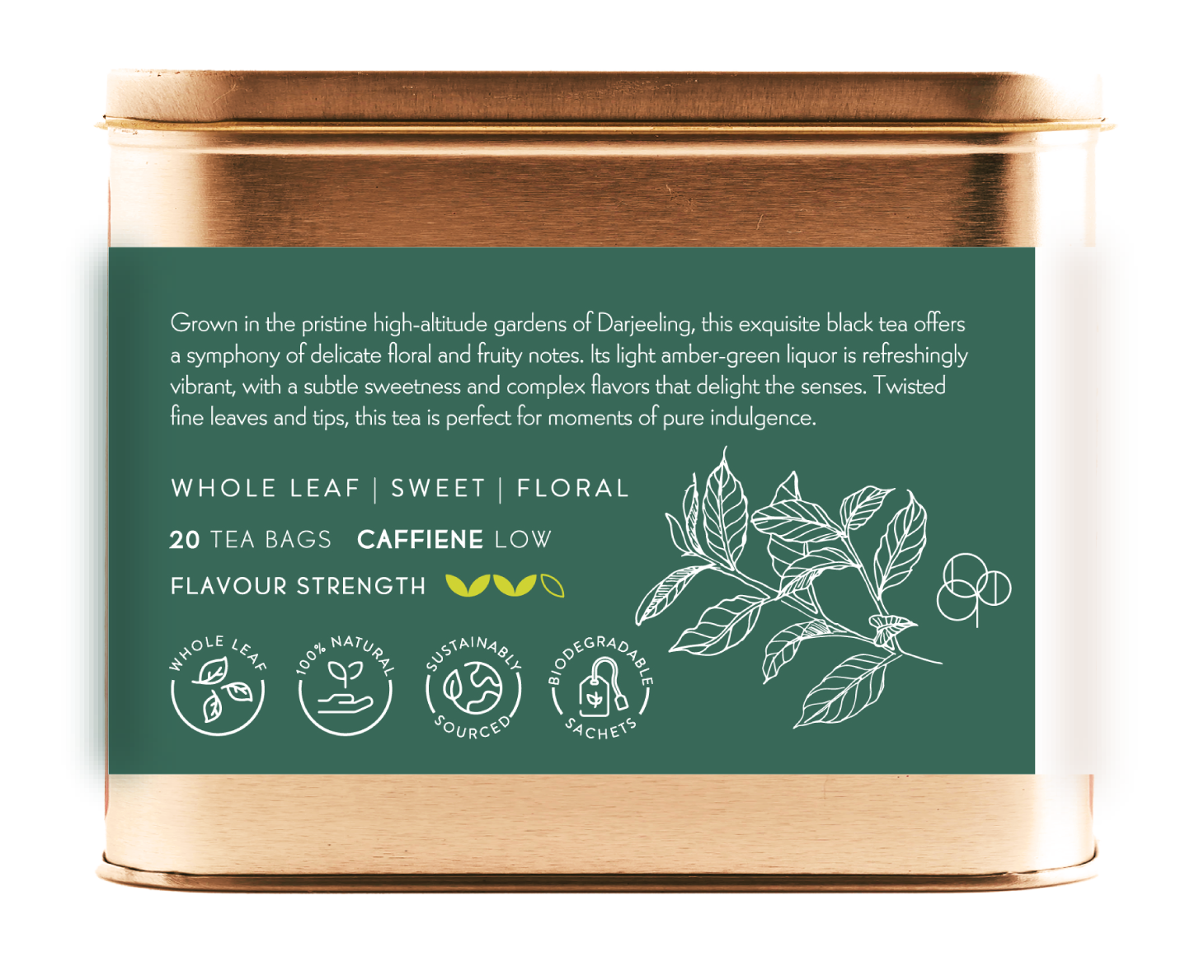 ADI Natural Darjeeling Black Tea