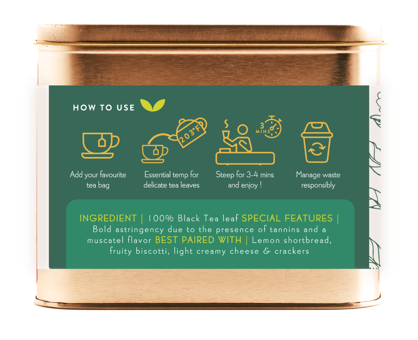 ADI Natural Darjeeling Black Tea