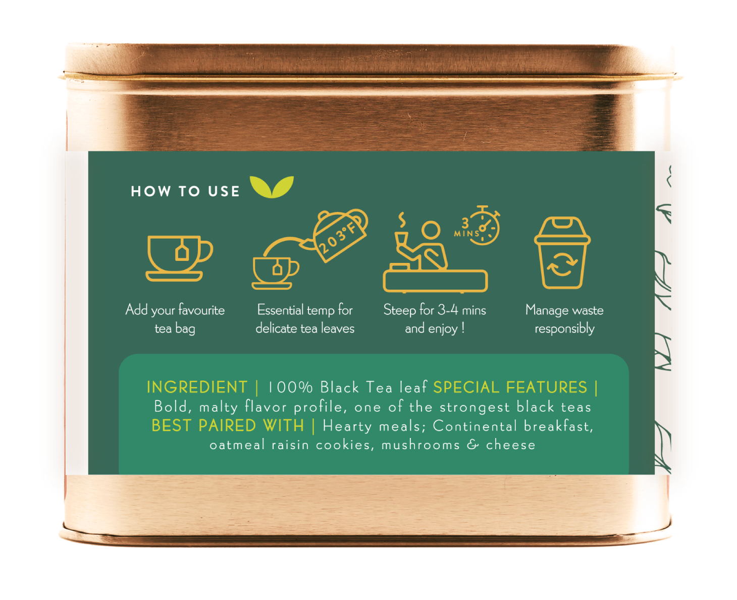 ADI Natural Assam Black Tea